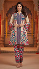 Fashor White Printed Kurta And Pant Set