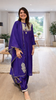 Purple Mulchandeeri Suit Set