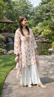 Flower Printed With Designer Plazo