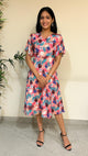 Tropical Bloom Midi Dress
