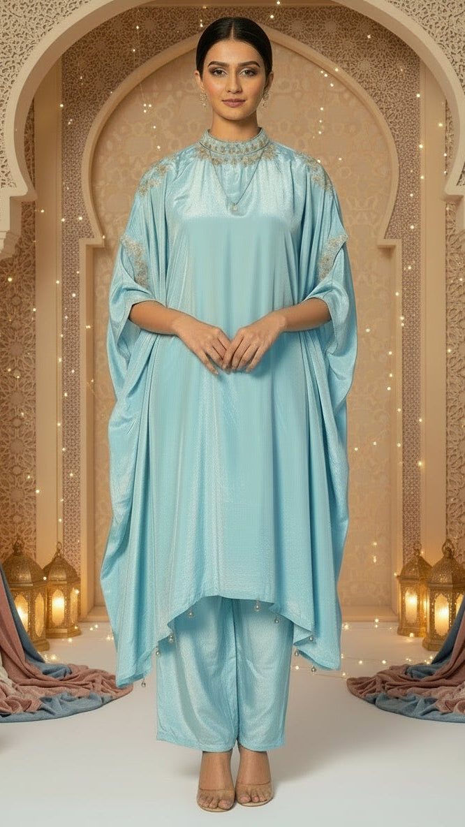 Sky Blue Kaftan