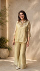 Golden Organza Tissue Co-ord Set