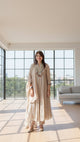 Ivory Tessels Festive Kurta Set With Dupatta