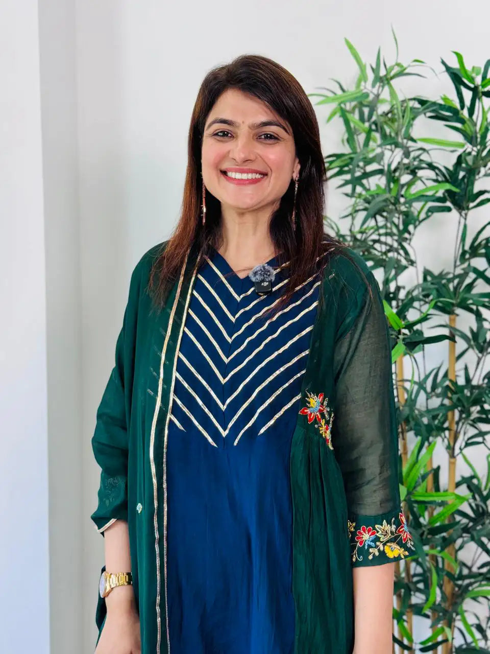 Party Pure Mul Chanderi Suit