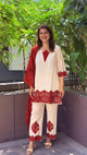 ivory Lace Elegance Suit Set