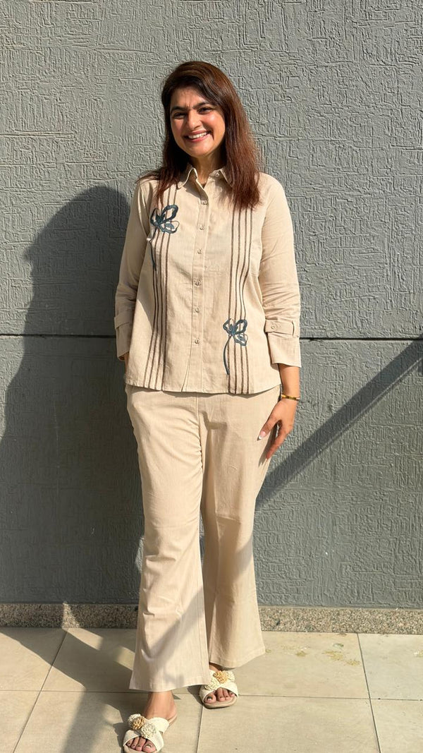 Oatmeal Beige Coord Set