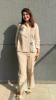 Oatmeal Beige Coord Set