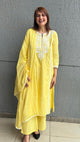 Yellow Lakhnavi Suit Set